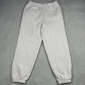 TNA Aritzia Sweatfleece Cozy Joggers Womens S Gray Mega Fit Pull On